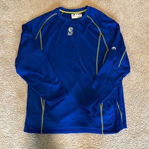 Seattle Mariners dugout crew sweatshirt Large